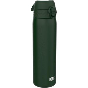 Ion8 Gourde Isotherme Inox, 500ml, Anti-Fuite, Facile &Agrave; Ouvrir, Verrouillage S&eacute;curis&eacute;, Lavable Au Lave-Vaisselle, Poign&eacute;e De Transport, S'adapte Aux Porte-Gobelets, Acier Inoxydable - Neuf