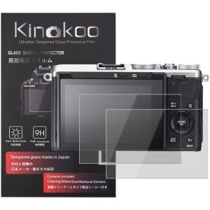 Film de Verre tremp&eacute; pour Fuji X70 Film de Protection d'&eacute;cran Crystal Clear Fujifilm X70 sans Bulles/Anti-Rayures (Paquet de 2) - Neuf