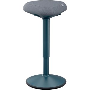 SUBZONAL-Tabouret Assis-Debout Ergonomique, Pivotant & &agrave; bascule, Hauteur r&eacute;glable de 57 &agrave; 82 cm, Chaise / Si&egrave;ge de bureau, Supporte jusqu'&agrave; 110kg, Gamme Ergo, Gris fonc&eacute;, 65450089 - Neuf