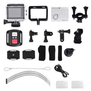 Camera de sport 4K Full HD 1080P, double ecran tactile, WiFi, action, telecommande - Neuf