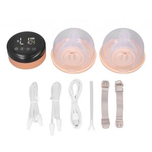 Tire-Lait Portable Double, Rechargeable, Electrique, Mains Libres, Extracteur De Lait, Rose - Neuf