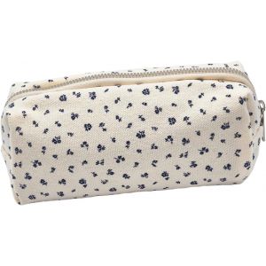 MAA-Bureau de l'école boîte à Crayons, boîte à Crayons avec Fermeture à glissière, boîte à Crayons avec de Belles Fleurs, boîte à Crayons pour Sac de Maquillage et Sac à Main pour Les Filles - Neuf