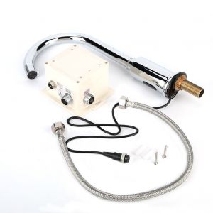 HJLIAN Robinet de salle de bain a capteur automatique, mitigeur de lavabo electrique inductif G1/2 - Neuf