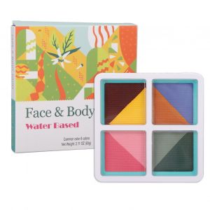 Palette De Peinture Corporelle A Base D'eau, Non Toxique, 8 Couleurs, Texture Mate, Pigments Pour Halloween, Cosplay, 60 G, Numero 1 - Neuf