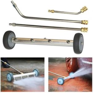 Nettoyeur haute pression - Professionnel - 4 buses - Nettoyage grandes surfaces - Électrique - Flexible - Neuf