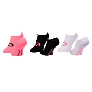 Chaussettes Femme Lulu Castagnette Pack De 3 Lulu Sneaker Fluo Assorties - Neuf