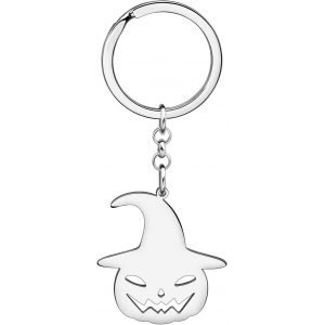 Kal-Halloween Porte-Cl&eacute;s Citrouille En Acier Inoxydable Bijoux Cadeaux De Fantaisie Pour Les Femmes Filles D&eacute;cor Citrouille Portefeuille Porte-Cl&eacute;s - Neuf