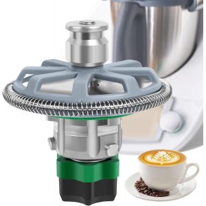Mousseur &agrave; lait pour thermomixeur TM5 TM6 - Installation facile - Accessoire de mixage pour robot de cuisine Thermomix - Pi&egrave;ces de moussage de lait pour robot culinaire - Accessoires Thermomix TM5 TM6 - Neuf