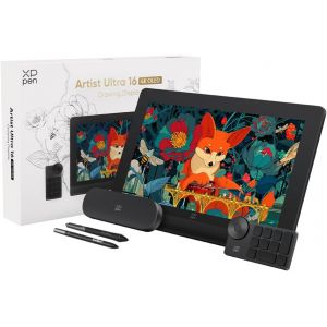 XPPEN Tablette Graphique Artist 16 Ultra Ecran OLED 4K avec Stylet &agrave; Puce X3 Pro 16K Niveaux de Pression - Neuf
