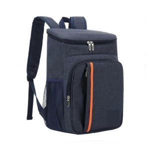 Sac Isotherme Pliable Grand Format 18l, Sac A Dos Isole Pour La Livraison De Repas (Bleu) - Neuf