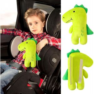 Subzonal-Protection Ceinture De S&eacute;curit&eacute; Enfant,Mignon B&eacute;b&eacute; Enfants Epaule Coussin,Coussin De Ceinture De S&eacute;curit&eacute; Pour Voiture Epaule,Convient Pour Le Support De Voyage Des Tout-Petits&iquest;Dinosaure&iquest; - Neuf