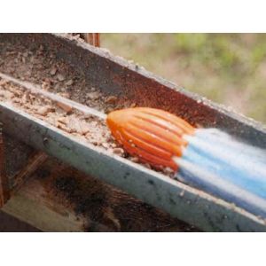 Outil de nettoyage de goutti&egrave;res avec buse &agrave; eau pour tuyaux d'&eacute;vacuation - Neuf