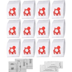 Sac D'Aspirateur Pour Miele Classic C1,C2,C3,S2000,S5000 Und S8000 Serie (12 Sacs, 2 Filtre Pour Moteur, 2 Filtre &Eacute;vacuation) Sac D'Aspirateur Pour Miele 9917730 Gn Pack Xxl - Neuf