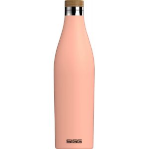 Letnerny-Gourde Isotherme - Meridian - &Eacute;tanche & Extra-Fine - Sans Bpa - Sans Plastique - Acier Inoxydable 18/8 - Double Paroi - Bouchon Bambou - 0,5l / 0,7l - Neuf