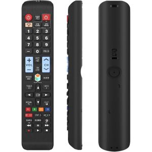 CMJAAGUR-Universal Remote Control For All Samsung Lcd Led Qled Suhd Uhd Hdtv Curved Plasma 4K 3D Smart Tv With Buttons For Netflix, Prime Video, Smart Hub Backlit[M1327] - Neuf