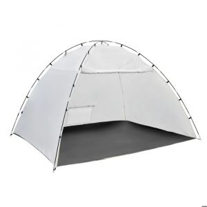 Cabine de Peinture Portable 293x230x188 cm-Duoku-Tente de Pulv&eacute;risation avec Sol Int&eacute;gr&eacute; et Ecran en Maille-en Tissu Oxford - Neuf