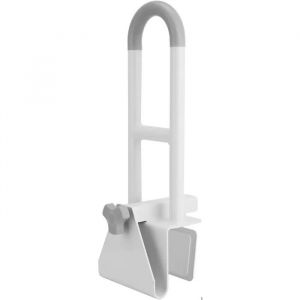 Barre D'appui De Baignoire Pliable Et R&eacute;glable 8-16cm, Poign&eacute;e De S&eacute;curit&eacute; Antid&eacute;rapante Pour Senior Et Pmr, Support Acier 136kg - Neuf