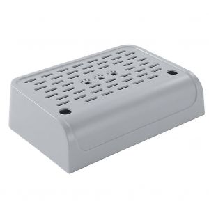 Rampe De Bac À Litière Pour Chat Avec Fonction De Filtrage,Avec Rangement Gris - Neuf