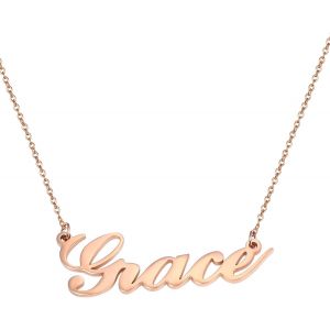 Kal-Collier Prénom Personnalisé 1-2 Prénoms En Argent Sterling/Acier Inoxydable Avec Chaîne De 50cm,Bijoux Personnalisés Pour Bon Cadeau Saint-Valentin Anniversaire Marriage Noël - Neuf