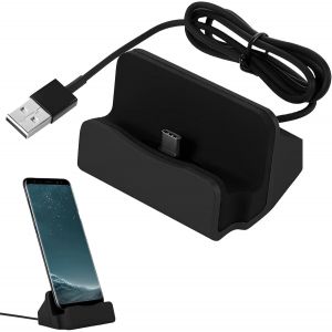 njmks-Station De Charge Samsung,Portable Station De Charge USB C,Station De Charge Telephone,Station Charge Samsung,Peut Supporter Support De Chargeur De Bureau Téléphone Portable - Neuf