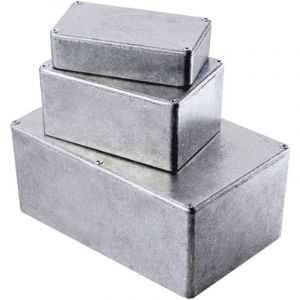 Hammond Electronics - Bo&icirc;tier Universel 1590s Aluminium Moul&eacute; Sous Pression Aluminium 110.5 X 81.5 X 44 1 Pc(s) - Neuf