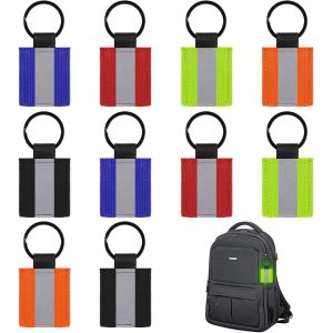 Meimie-Pendentif Réflecteur, 10 Pièces. Pendentif Réflecteur De Sécurité Pour Cartable Pendentif Réflecteur Pour Sac À Main, Vestes, Fauteuil Roulant, Marche - Neuf