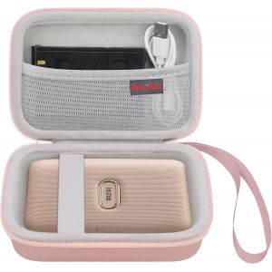 Hard Carrying Case for Fujifilm Instax Mini Link 2 Printer/Fujifilm Instax Mini Link Smartphone,Instant Photo Printer,Travel Protective Case,Mesh Pocket - Neuf