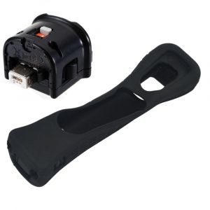 Wii Motion Plus Pour Manette Wiimote Nintendo Wii + Housse Silicone - Noir - Neuf