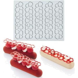 Kal-Moules À Gâteau En Silicone Pour Fondant, Gâteau Dentelle Florale Tapis Silicone, Tapis Dentelle Pâtisserie, Décoration De Gâteaux, Diy Bonbons Muffin Gelée Chocolat Moules Type 6 - Neuf