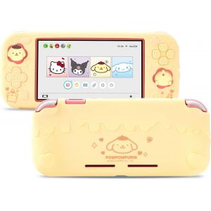 Eryi-Coque De Protection Pour Switch Lite, Étui Kawaii, Housse En Silicone Souple Antirayures Avec 2 Capuchons De Sticks - Bdg - Neuf