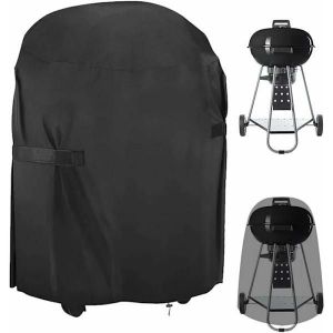 Housse de protection ronde pour barbecue d'extérieur, imperméable, anti-poussière et anti-soleil, 77 x 90 cm - Neuf