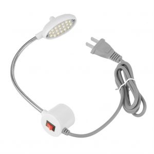 Lampe LED pour machine a coudre, base magnetique reglable, prise CN 110 V-220 V (#04) - Neuf