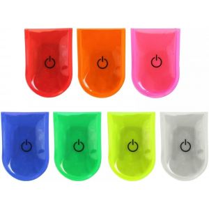 Acdsgd-7pcs Clips Led R&eacute;fl&eacute;chissants Avec Fermeture Magn&eacute;tique, Clip Lumi&egrave;res S&eacute;curit&eacute; &Eacute;tanche Lampe Course &Agrave; Pied Led De Nuit Ext&eacute;rieur Pour Alpinisme, Cyclisme, Course &Agrave; Pied - Neuf