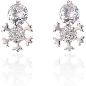 Kal-Femme Mixte Homme Enfant Genuine Gold And Silver Plated Copper Argent Ronde Incolore Oxyde De Zirconium - Neuf