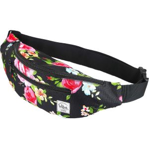 KALANKA-Sac Banane pour Homme et Femme u2013Plusieurs Couleursu2013 Sacoche Homme bandouliere Noir holographique Argent, Or pour Festivals, randonnée, Course à Pied, Cyclisme. - Neuf