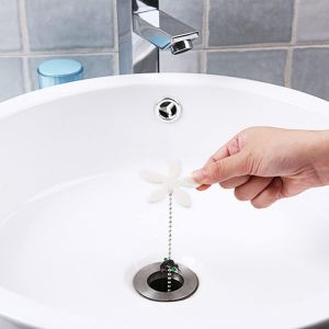 Douche Cheveux Piège, les Cheveux Filtre, 10Pcs Cheveux Catcher, Évier Filtre, Anti-Obstruction, les Cheveux Remover, Sabot de Protection, pour la salle de Bains, Cuisine - Neuf