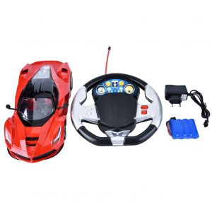 Voiture De Sport Telecommandee 1:14 Pour Enfants, Modele Rechargeable (Telecommande Avec Capteur De Gravite) - Neuf