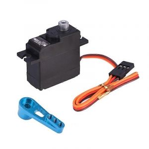 18G 3.5KG Servo numérique à engrenages métalliques et bras de servo -1181MG pour 144001 144007 124007 124019 voiture RC Upgr - Neuf