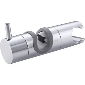 KAL-Support Pommeau Douche Réglable Universel Support Douchette Salle De Bain Porte Douchette 16-19Mm Diamètre Pour Douche Ferroviaire Chromée, Pb10S19-Ch - Neuf