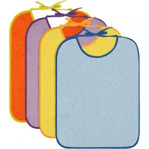 Kalanka-Bavoirs Pour B&eacute;b&eacute;, Bavoirs Imperm&eacute;ables, Bavoir Imperm&eacute;able En Forme De U, Ajustable Bavoirs &Eacute;ponges Imperm&eacute;ables, Bavoir Maternelle En Tissu Lavable, Pour Aux B&eacute;b&eacute;s, Jeunes Enfants - Neuf