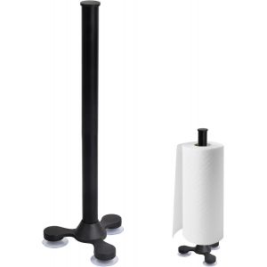 Eryi-Porte Rouleau Papier Cuisine, Support À Essuie Tout, Porte-Mouchoirs En Acier Inoxydable, Porte Serviettes En Papier Vertical, Porte Essuie Tout, Porte-Rouleau De Cuisine, Porte Sopalin - Neuf
