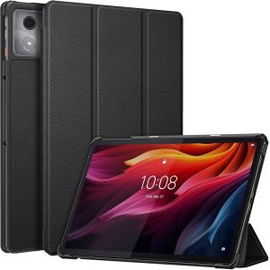 Coque pour Lenovo Tab K11 Plus (TB352FU, TB352XU) 11.45 Pouces 2024, Housse Rigide Fine et L&eacute;g&egrave;re &Eacute;tui Pliable, Protection pour Tablette Lenovo Tab K11 Plus, Noir - Neuf