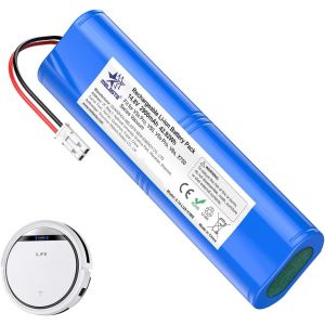 Li-Ion Batterie Pour Ilife V3S Pro, V40, V50, V5S Pro, V5X, V80, V8S, V85, X750 Séries, 14,8V 2900Mah Pour Medion Md13202, Md18500, Md18501, Md18600, Md19510, Md19511 Robot Aspirat[SSE7115176] - Neuf