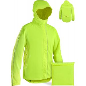 Subzonal-Veste De Cyclisme Homme & Femme - Imperm&eacute;able Et Respirante - Veste De Pluie De V&eacute;lo R&eacute;fl&eacute;chissante Avec Capuche & Poche Arri&egrave;re - Neuf