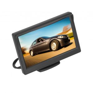 Moniteur de recul sans fil 5 pouces, affichage d'image d'angle mort, vision nocturne, ecran de recul pour camion et voiture - Neuf