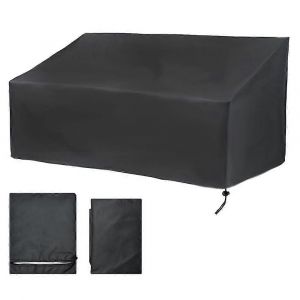 Housse De Banc De Jardin 4 Places,Housse De Banc De Patio Extérieur Étanche À La Poussière,Anti-Uv,Imperméable,Coupe-Vent,Housse De Protection Oxford Pour Canapé (190x66x89cm) - Neuf