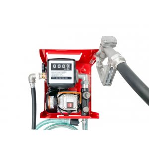 Station murale avec compteur analogique 230V pour Diesel avec pistolet MW Tools POT22060F - Neuf