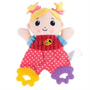 Hochet Doux Pour Bebe, Motif Dessin Anime Mignon, Serviette A Bascule, Jouet Pour Enfant, Hochet De Lit (Fille 2) - Neuf