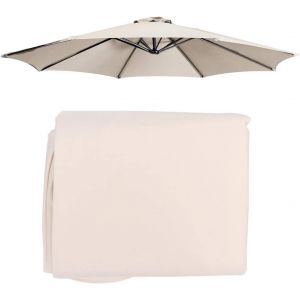 Ulteronixshop-Toile Auvent De Remplacement Pour Parasol 3 M 8, Housse De Rechange Imperm&eacute;able Et Durable Pour Jardin, Terrasse, Arri&egrave;re-Cour, Piscine (Auvent Uniquement) (Color : White) - Neuf