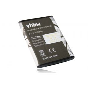 Vhbw Li-Ion Batterie 600mah (3.7v) Pour Smartphone, T&eacute;l&eacute;phone, Portable Svp Cybersnap-901, Cybersnap-Ls, Dc-12v, Dc-12v-2 Comme Nokia Bl-5b. - Neuf